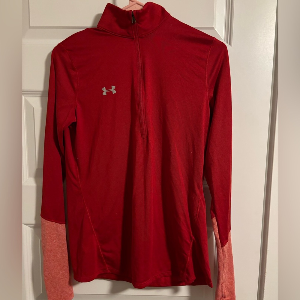 Half zip athletic jacket